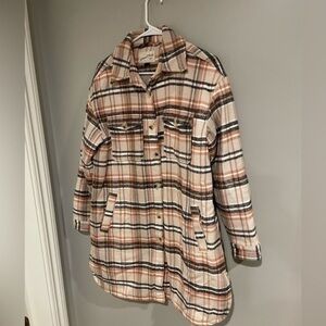Universal Thread plaid coat, size small